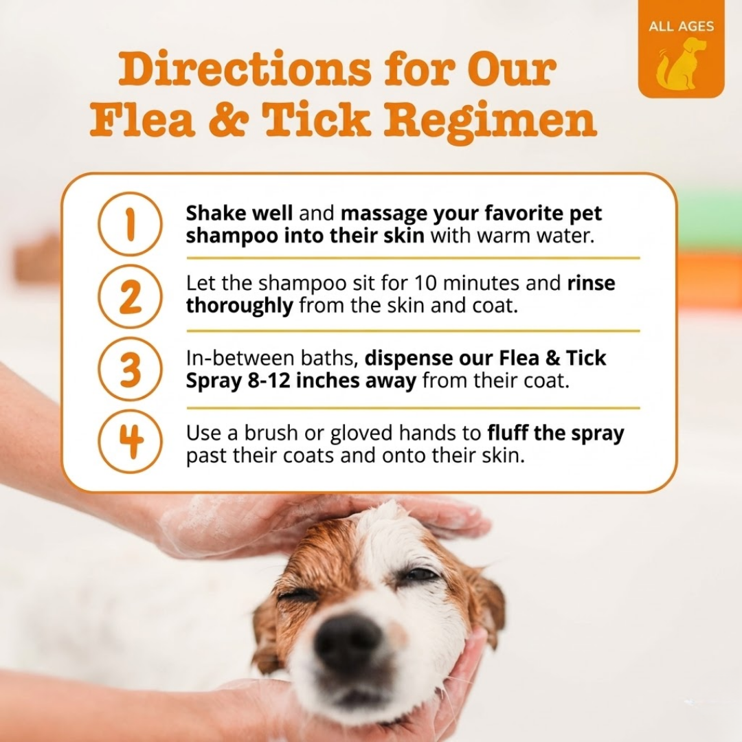 Flea and Tick Natural Soothing Spray